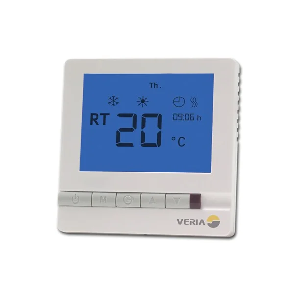 Терморегулятор для теплого пола Veria Control Т45, +5...+45 °С 15А